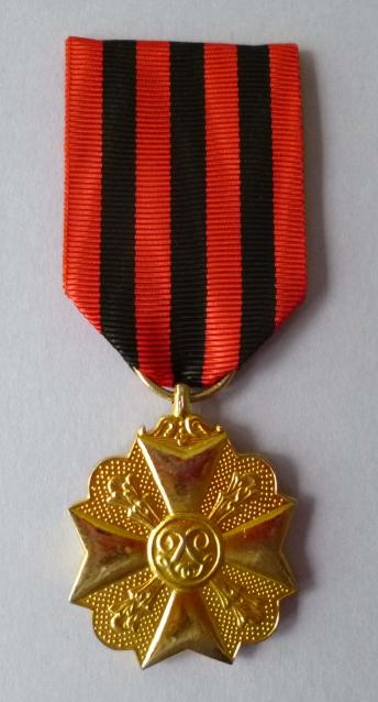 Belgium : Civil Decoration Gold Medal 1st Class.