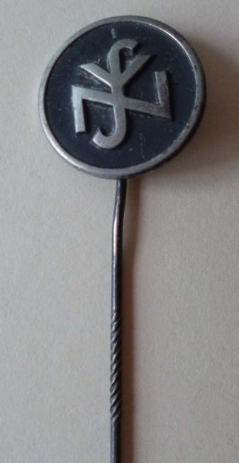 Third Reich : NS-Welfare Organisation (NS-Volkswohlfahrt) NSV stick-pin membership lapel badge.