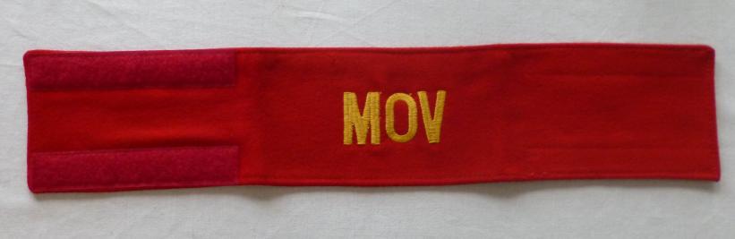 Current Armband for Military Movement Control Personnel.