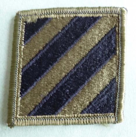 USA : 3rd Infantry Division Shoulder Flash - Subdued version.