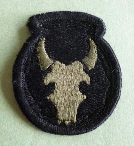 USA : 34th Infantry Division Shoulder Flash - Subdued version.