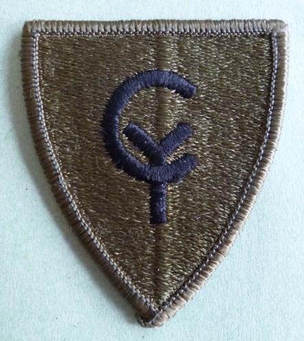 USA : 38th Infantry Division Shoulder Flash - Subdued version.