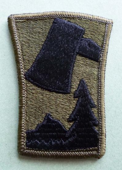 USA : 70th Infantry Division Shoulder Flash - Subdued version.