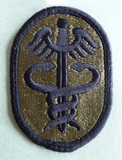 USA : Health Services Command Shoulder Flash - Subdued version.