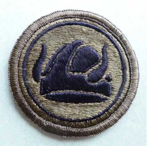 USA : 47th Infantry Division Shoulder Flash - Subdued version.