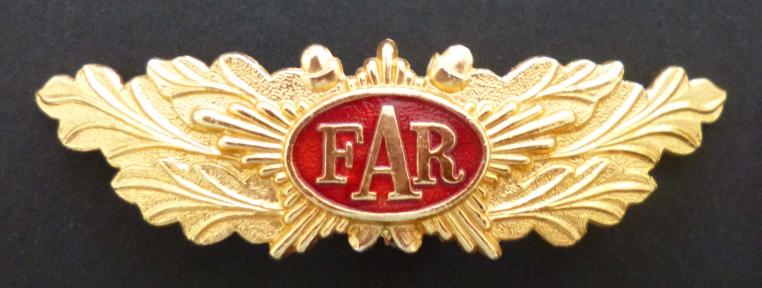 Cuba : Cap Badge of the Revolutionary Armed Forces (Fuerzas Armadas Revolucionarias) - FAR.