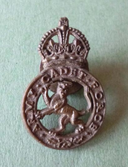 Army Cadet Force Members Plastic War-economy Buttonhole Lapel Badge.