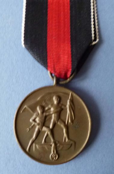 Third Reich : Medal Commemorating 1st October 1938 - Sudetenland (Sudetenland-Medaille).