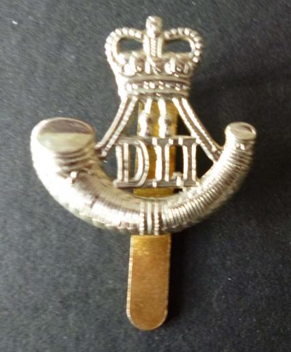 Durham Light Infantry (Queen's crown) Cap Badge.