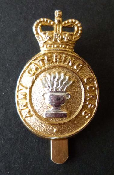 Army Catering Corps Staybrite (Queen's crown) Cap Badge.