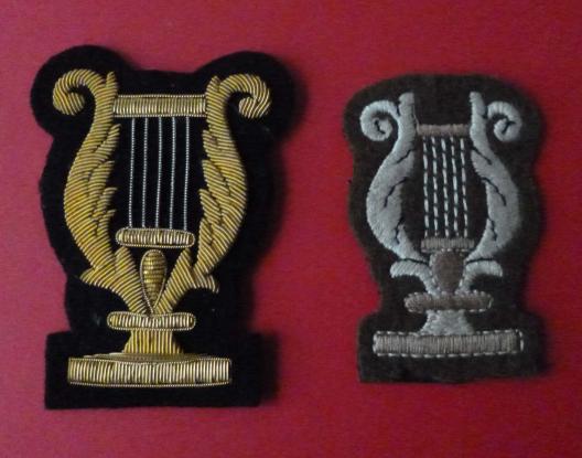 Two Armbadges for Musicians and Bandsmen of the Royal Artillery Staff Band.