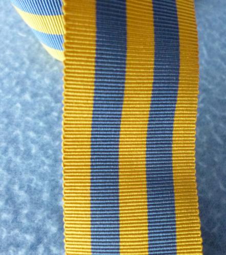 Original Full-size Medal Ribbon : Queen's Korea Medal Original Stock.