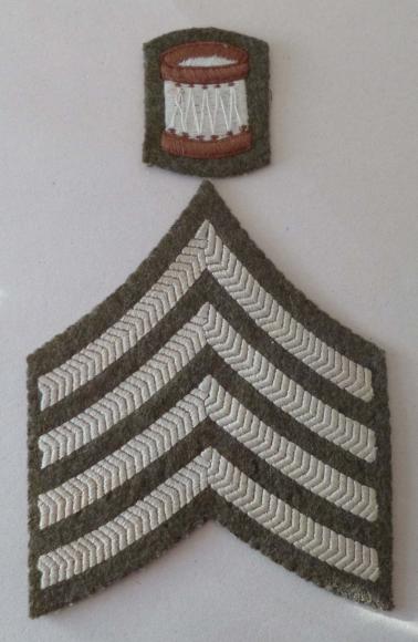 Army Drum Major's Rank Armbadges.