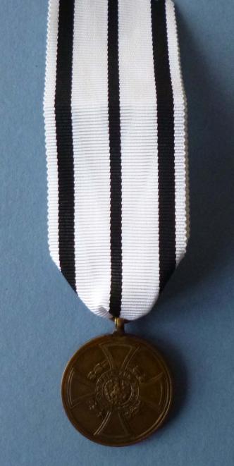 Imperial : Prussian Hohenzollern 1848-49 Medal for Combattants (Hohenzollernsche Denkmünze für Kämpfer 1848/49).