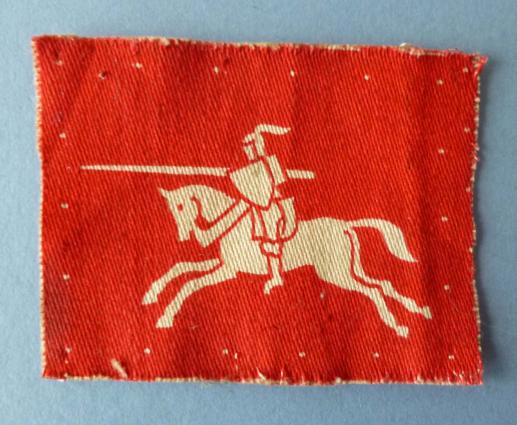 VIII Corps Printed WW2 Shoulder Flash / Formation badge.