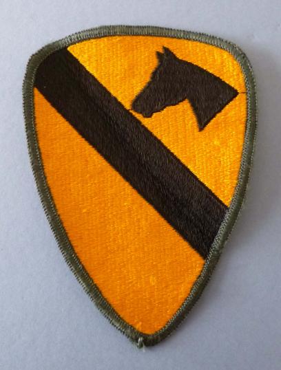 USA : 1st Cavalry Division Shoulder Flash.