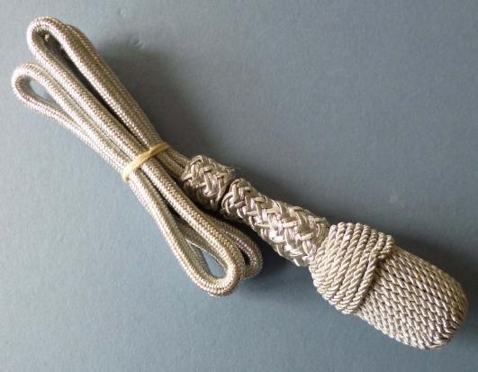 COPY : Third Reich - Silver-wire Portepee for an Army Officers Dagger.