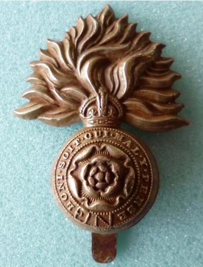 The Royal Fusiliers (City of London Regiment) Cap-badge.