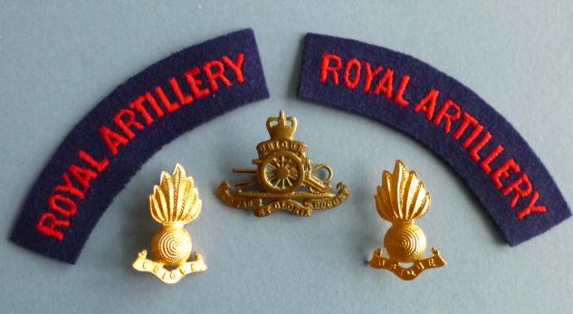 Royal Artillery Group of Badges.