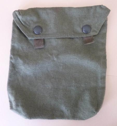 Third Reich : Wehrmacht Field-grey Canvas Gas-cape Bag.