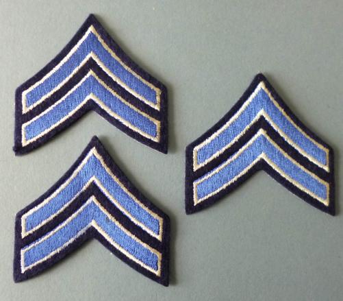 USA : New York City Police Department Auxiliary Police Sergeants Arm Chevrons.