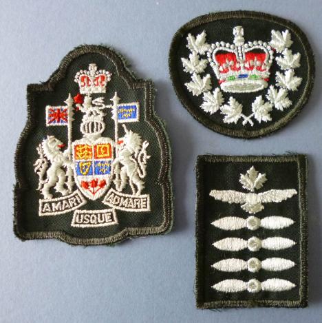 Canada : Group of Three Royal Canadian Air Cadets' Insignia.