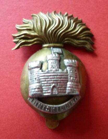 The Inniskilling Fusiliers Regimental Cap Badge.