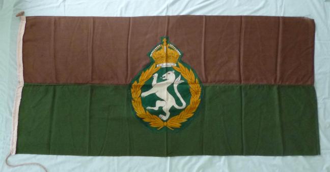 Womens' Royal Army Corps Flag, 1949-52. King's crown.