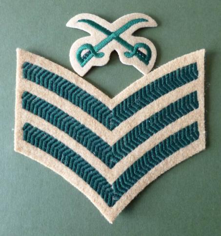 Light Infantry Serjeant PTI Rank Arm-badge.