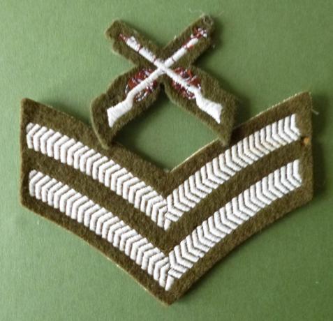 Army Corporal Arms Instructor Rank Arm-badge.