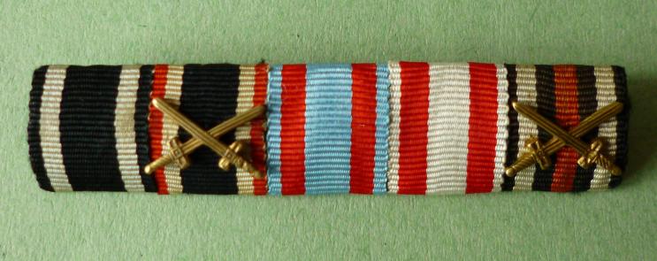 Third Reich : Five-space Medal-ribbon Bar.