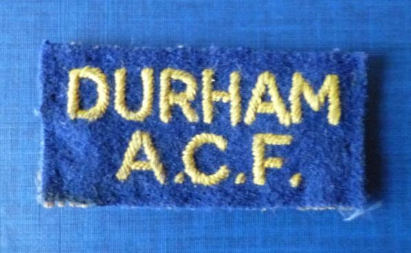 Durham Army Cadet Force 'Durham A.C.F' North Area Shoulder-title.