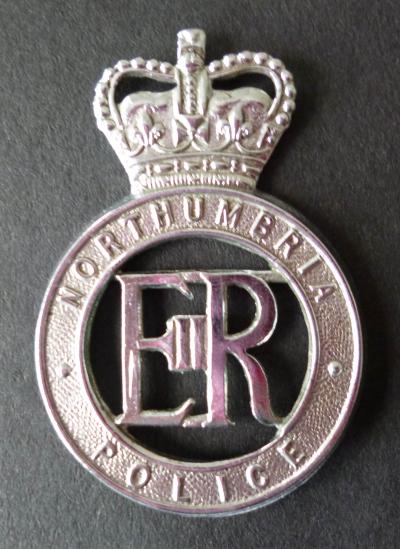 Northumbria Police Queen's crown Cap-badge.