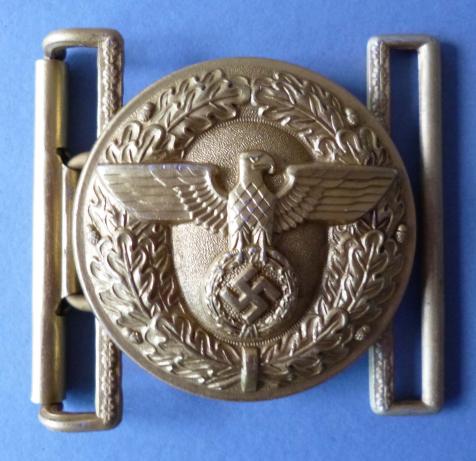 Third Reich : NSDAP Political Leaders Service-belt Belt-buckle