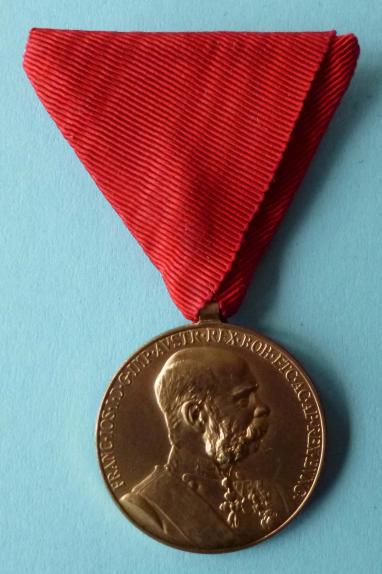 Austria : Imperial 1898 Kaiser Franz Joseph I Fifty-year Jubilee Medal.