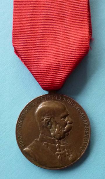 Austria : Imperial 1898 Kaiser Franz Joseph I Fifty-year Jubilee Medal.