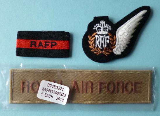 Royal Air Force Group of Three Current-issue Badges.