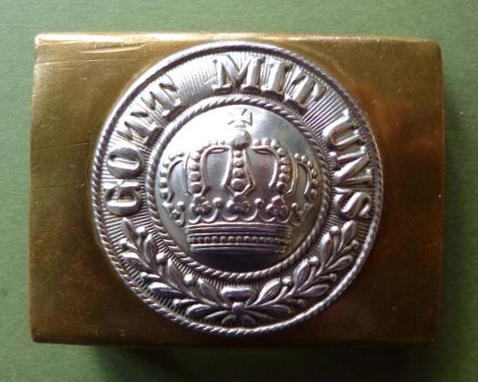 Imperial : German Imperial Army Other-ranks' Brass two-piece Belt-buckle.