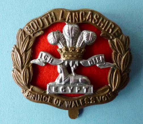 South Lancashire Regiment (Prince of Wales's Volunteers) Cap-badge.