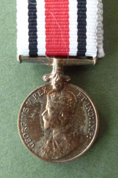 Miniature Special Constabulary Long Service Medal (GvR robed bust).