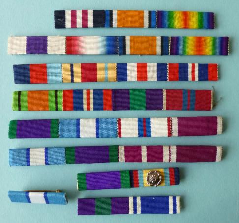 Assortment of Stitch-on Medal-ribbon Bars.