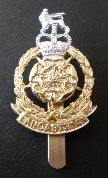 The Lancastrian Brigade Staybrite Cap-badge.