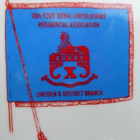 Royal Lincolnshire Regimental Association (Lincoln Branch) Christmas 1996 Fine Bone China Limited Edition Commemorative Plate - No.3 of 75.