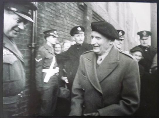 Large Photo-print of Field Marshal Bernard L Montgomery.