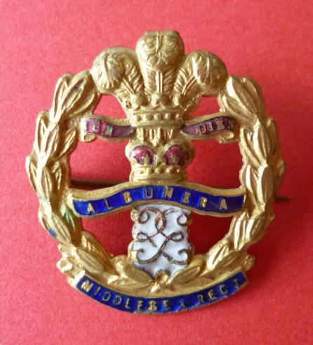 Middlesex Regiment Sweetheart Brooch.