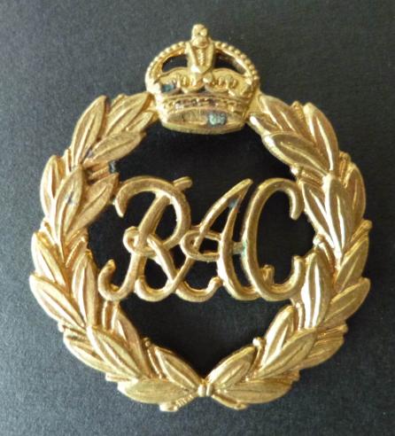 Royal Armoured Corps King's crown (1st pattern) Cap-badge.