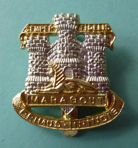 Devonshire & Dorset Regiment Staybrite Cap-badge.