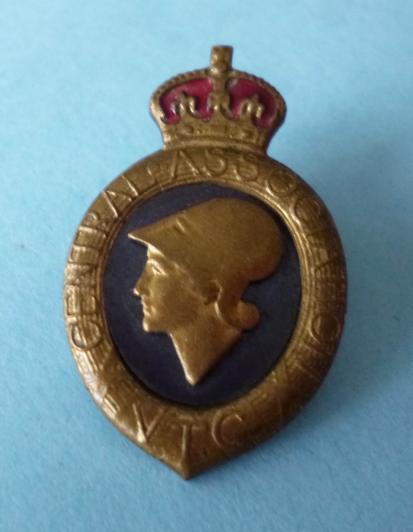 WW1 Central Association of the Volunteer Training Corps (VTC) Lapel-badge.