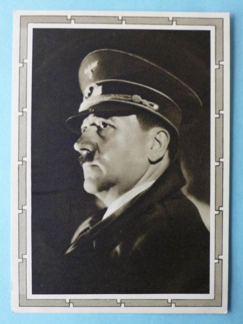 Third Reich : Portrait Postcard of Adolf Hitler.