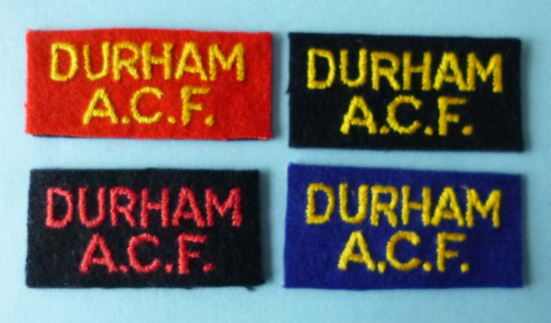 Durham Army Cadet Force Set of Four 